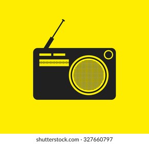 Vintage technology media design, vector illustration eps 10.