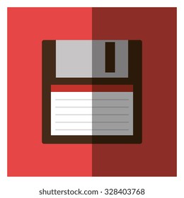 Vintage technology media design, vector illustration eps 10.