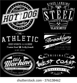 Vintage Tee Graphics Set