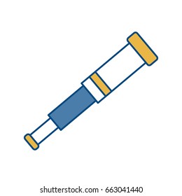 vintage telescope icon