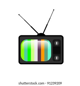 Vintage television.