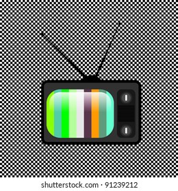Vintage television.