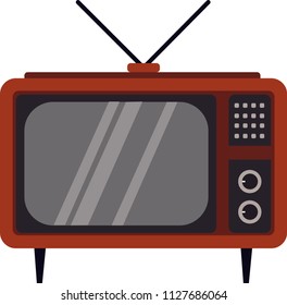 Vintage Television Minimalist Icon 