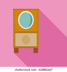vintage television vector illustration
