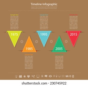 Vintage template. Can be used for workflow layout, banner, diagram, web design, infographic Vector/illustration