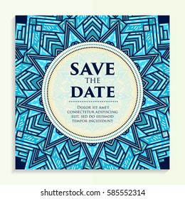 Vintage template design layout for Wedding invitation. Wedding invitation, thank you card, save the date cards, baby shower.