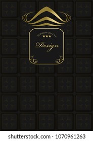 vintage template ornate background