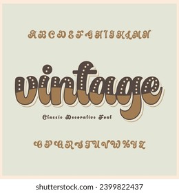 Vintage template style premium  Editable typography,vector illustration.