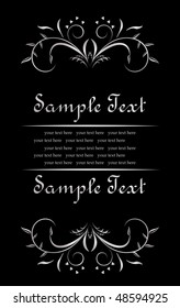 Vintage template. Vector