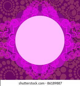   vintage template  Vector illustration