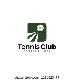 Vintage Tennis logo icon vector, tennis club, tournament, championship, tennis net and ball logo on white background