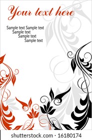 vintage text frame