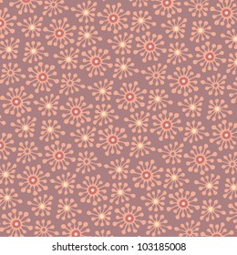 Vintage textile floral pattern