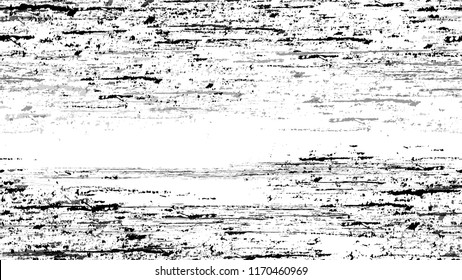 Vintage Texture with Grunge Stripes, Strokes and Scratches. Vintage Hand Painted Dirty Seamless Pattern. Faded Dyed Paper Texture. Monochrome Print Design Pattern.