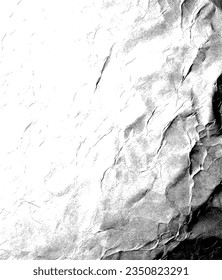 Vintage texture overlay on old paper. black pattern with grainy edges. Perfect for a retro grange design. Flat vector illustrations isolated on white background.