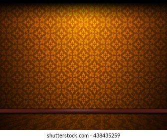 Vintage Texture Pattern Gold Thai Thailand Stock Vector (Royalty Free ...