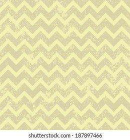 Vintage Textured Grunge Geometric Zigzag Seamless Background