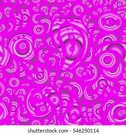Vintage textures. Retro digital paper on magenta background. Decorative background for cards, invitations, web design. Vector seamless geometrical patterns.