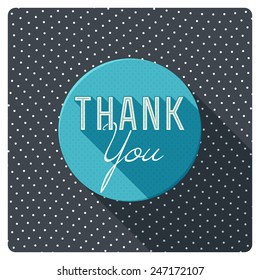 Vintage thank you card