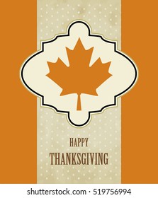 Vintage Thanksgiving day design