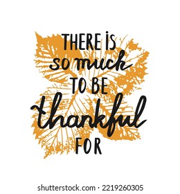 Vintage Thanksgiving Sign Hand Lettering Vector Give Thanks  typography and calligraphy with leaves and wreath