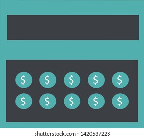 Vintage ticket isolated vector illustration