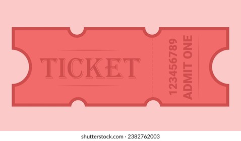  Vintage ticket template. For excursion routes, retro parties and clubs, cinema, theater and other projects. Just add your own text. Vector, can be used for printing.