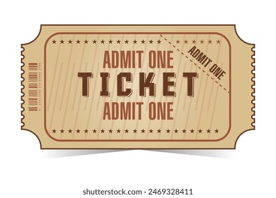 vintage ticket, Train vintage ticket template  For excursion routes, retro parties and clubs and other projects