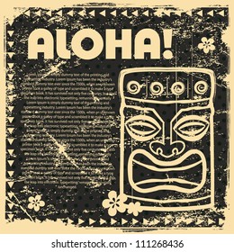 Vintage TiKI background