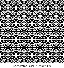 Vintage tile design vector