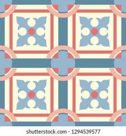 Vintage Tile floral pattern, perfect for walldecor and garment design, hijab, home decorative 