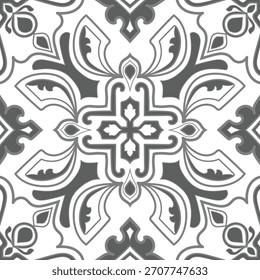 Vintage tile pattern, seamless vintage lines