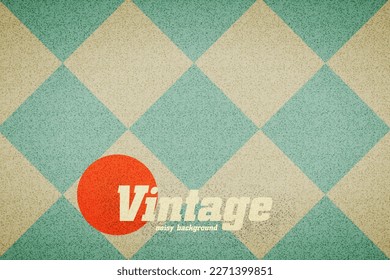 Vintage gefliest einfach. EPS10, Vektorhintergrund. Enthält Symbol zum Sprühen von Rauschen