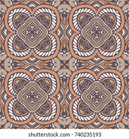 vintage tiled texture seamless ornamental pattern for fabric. best for ceramic tiles