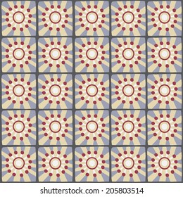 Vintage tiles, pattern