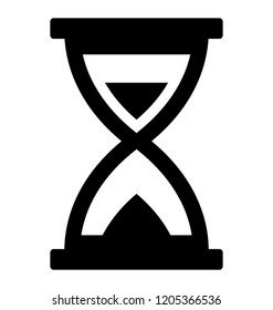 
A vintage time hourglass for time measurement 
