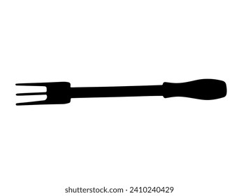 Vintage Tool Silhouette vector art white background