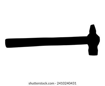Vintage Tool Silhouette vector art white background