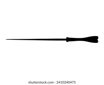 Vintage Tool Silhouette vector art white background