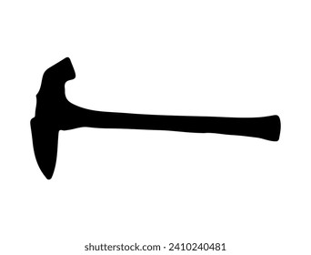 Vintage Tool Silhouette vector art white background