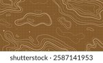 vintage Topographic map texture, contour lines vector background. elevation map with contour lines. Topographic map with contour lines. Geographic terrain