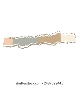 Vintage torn paper, Torn paper illustration