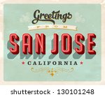 Vintage Touristic Greeting Card - Vector EPS10. Grunge effects can be easily removed for a brand new, clean sign.