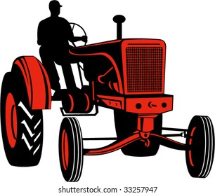 Vintage tractor