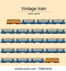 Vintage train collection