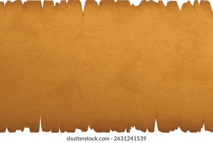 Vintage transparent old paper banner, ideal for rustic designs, historical themes, and elegant certificates. Authentic distressed texture for a timeless look.