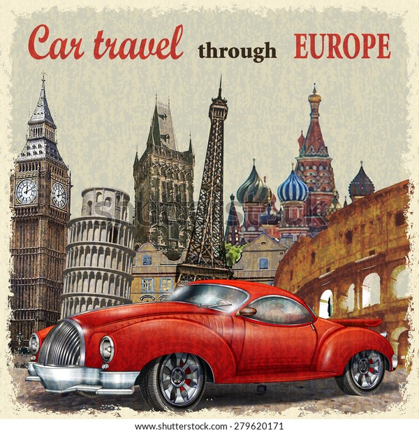 Vintage travel
poster.