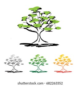 vintage tree