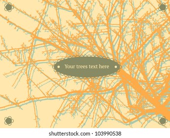 Vintage tree frame