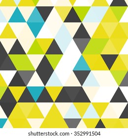 Vintage triangle pattern.Geometric hipster retro background with place for your text. Retro triangle background. Colorful-mosaic-banner